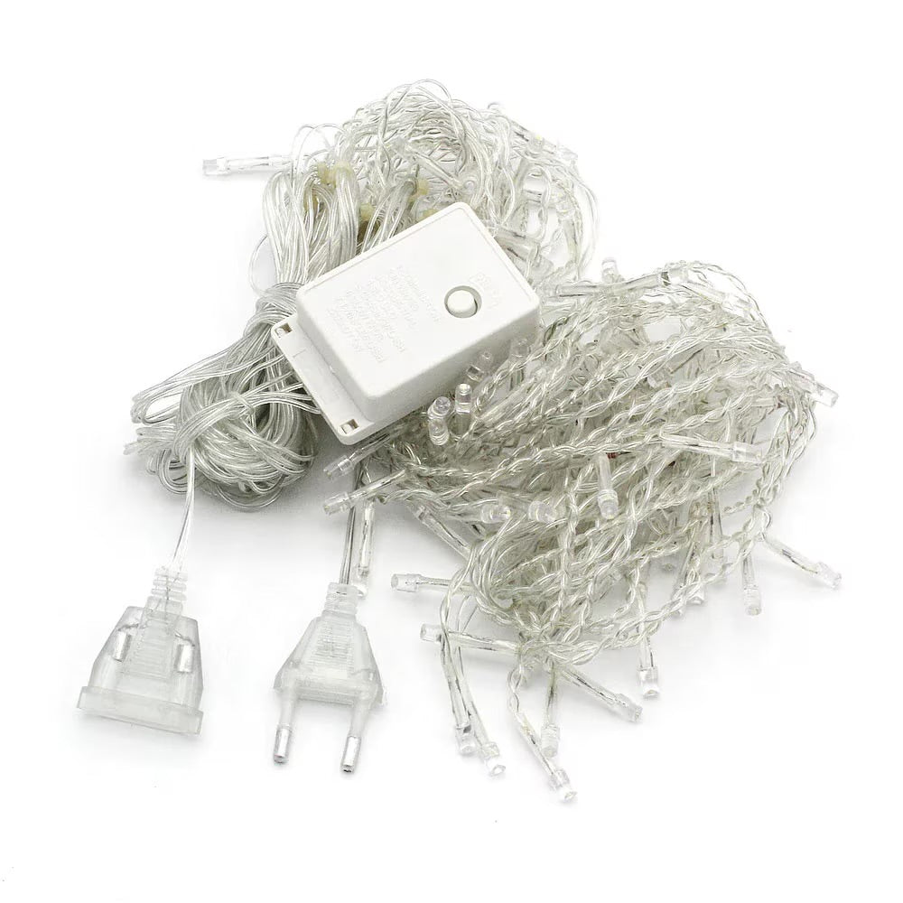 Instalatie Craciun Turturi cu Flash MRG M946, 12M, Intreconectabila, Multicolor